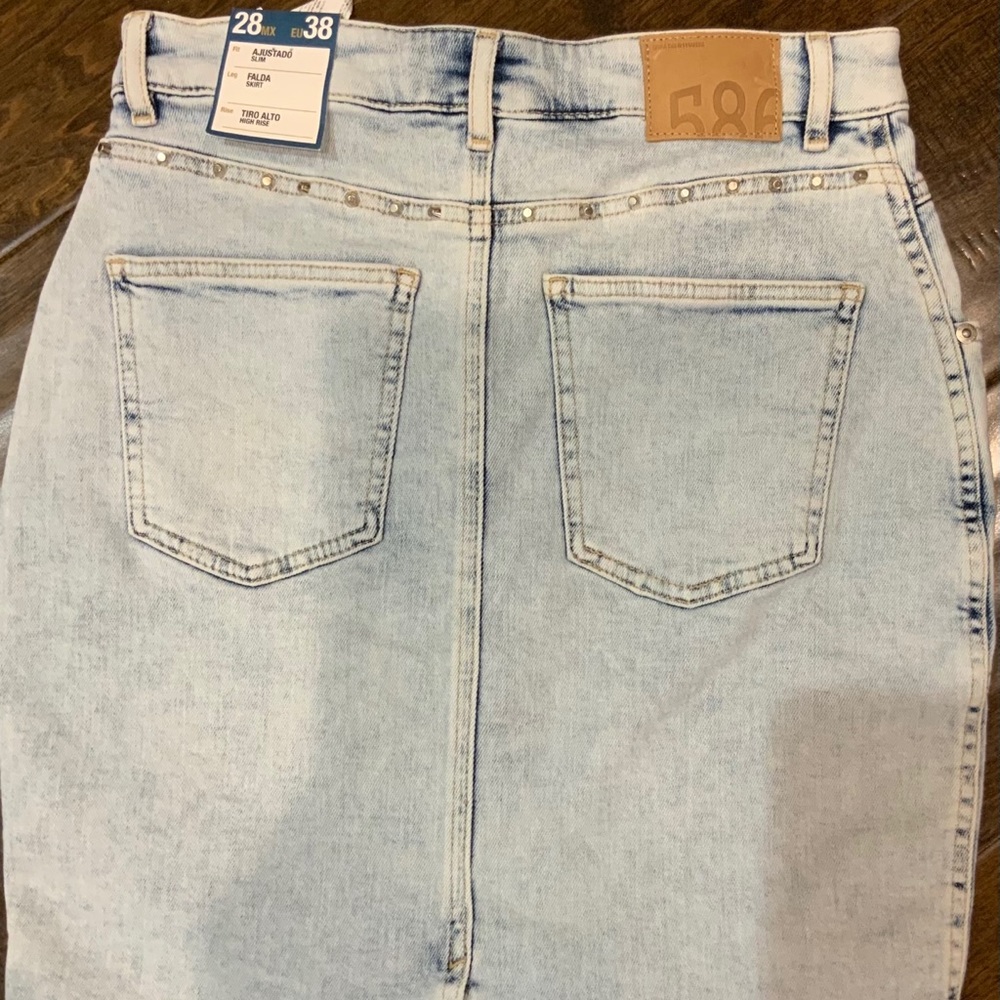 Denim skirt